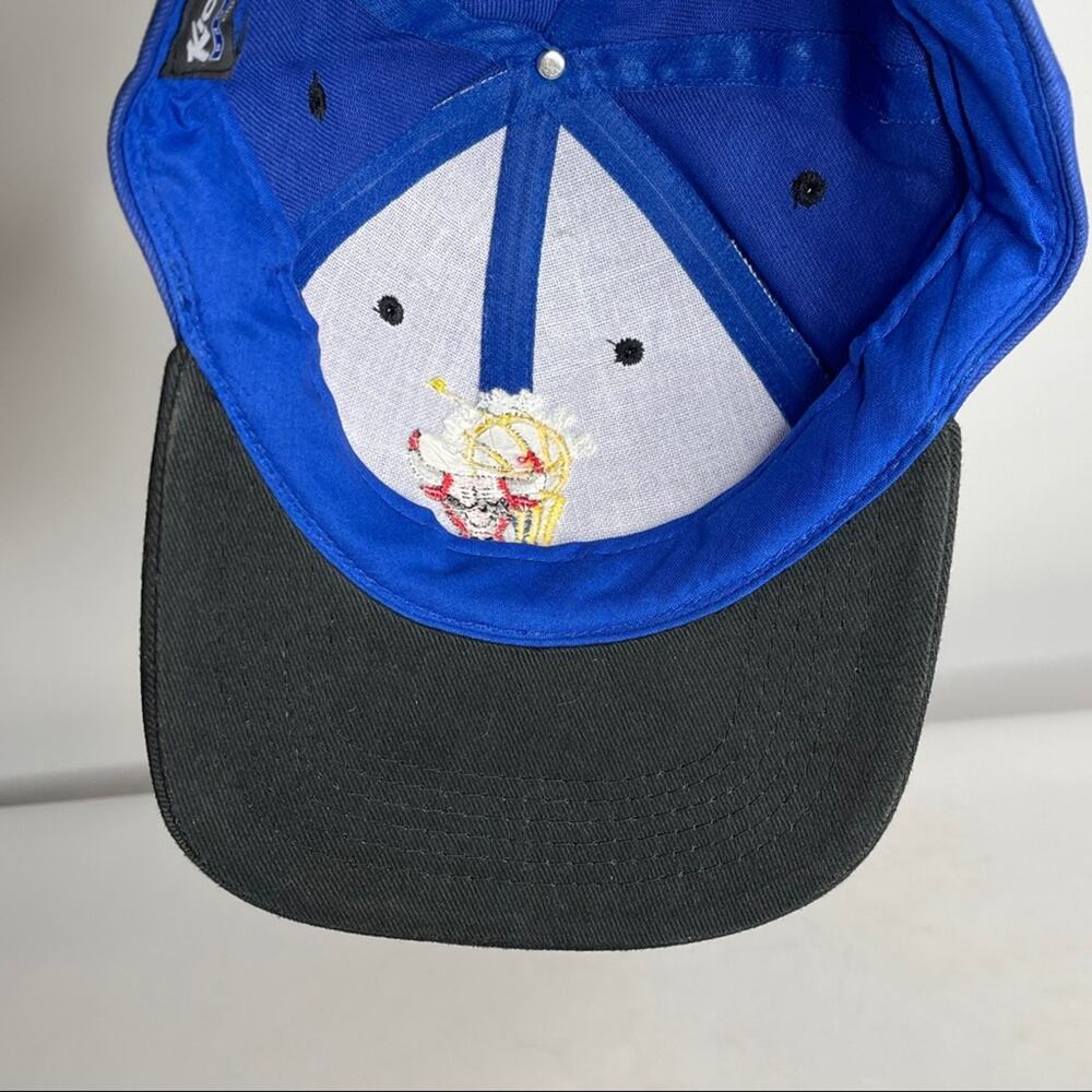 Vintage Chicago Bulls 3 Peat Rare Blue Cap - Picture 9 of 9